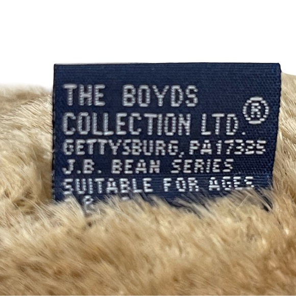 Boyds Bears  Patches B Beariluved #51000 Plush Bear  NWT Posable & Partial Bean - Picture 4 of 8